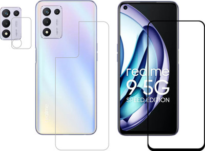 Vatsin Front & Back Camera Lens Glass Protector for Realme 9 5G SE, Front and Back Tempered Glass Combo for Realme 9 5G SE(Pack of: 2)