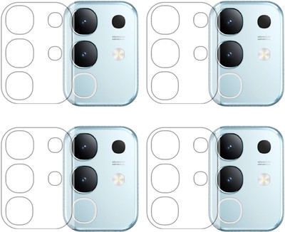 ISAAK Back Camera Lens Glass Protector for Vivo T4x 5G, iQOO Z10x 5G(Pack of: 4)