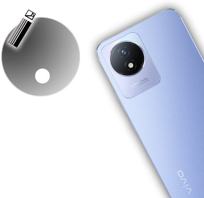 HIDEOUS Back Camera Lens Glass Protector for VIVO Y02T(Pack of: 1)