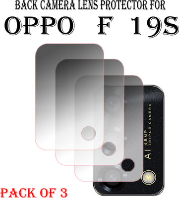 EJZATI Back Camera Lens Glass Protector for OPPO F19s(Pack of: 3)