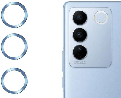ITians Back Camera Lens Ring Guard Protector for Vivo V27 Pro 9H Hardness, Full Coverage Camera Metal Ring(Pack of: 1)