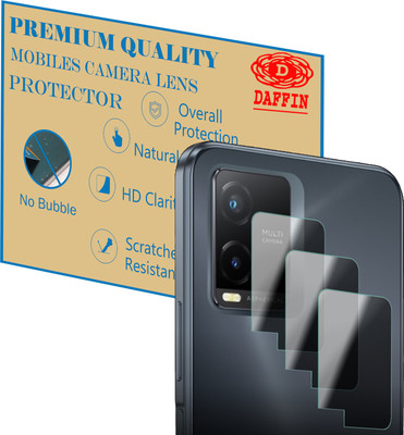 DAFFIN Back Camera Lens Glass Protector for vivo T1X(Pack of: 3)