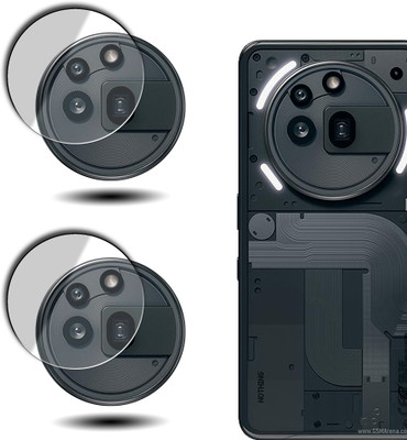 Hi-Cam Back Camera Lens Glass Protector for Nothing Phone 3a Pro 5G(Pack of: 2)