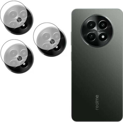 DB Back Camera Lens Glass Protector for REALME C65 5G CAMERA LENS(Pack of: 3)