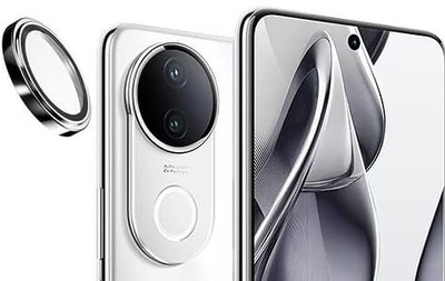 ASVALBUY Back Camera Lens Glass Protector, Camera Lens Ring Guard Protector for Vivo V50e 5G, Vivo V50e, [RING](Pack of: 1)