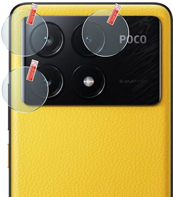 LIGHTWINGS Back Camera Lens Glass Protector for Poco X6 Pro 5G Back Camera Lens(Pack of: 1)