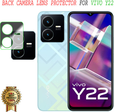 EJZATEX Back Camera Lens Glass Protector for VIVO Y22(Pack of: 1)