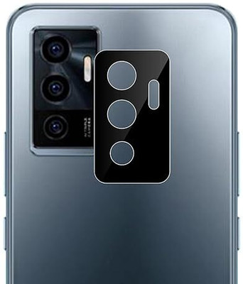 YAFILO Back Camera Lens Glass Protector for vivo V23e 5G Anti-Scratch / Tempered Glass [Easy Installation] Black(Pack of: 1)