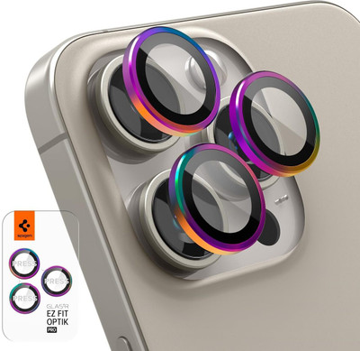 Spigen Back Camera Lens Glass Protector for iphone 14 Pro/14 Pro Max/15 Pro Max/15 Pro/16 Pro/16 Pro Max(Pack of: 2)
