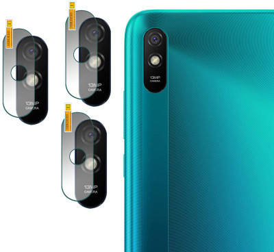 Hideous Back Camera Lens Glass Protector for Redmi 9A(Pack of: 3)