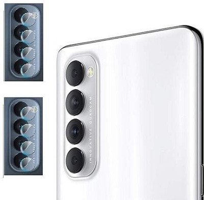 Litekart Back Camera Lens Glass Protector for Oppo-Reno-4(Pack of: 2)