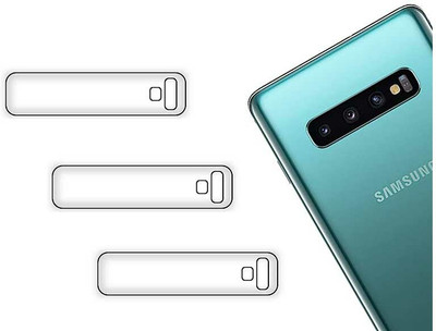 LIGHTWINGS Back Camera Lens Glass Protector for Samsung Galaxy S10 PLUS(Pack of: 3)