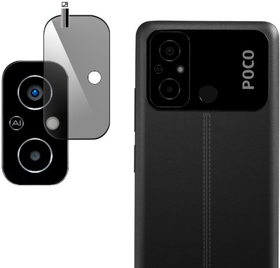 DAFFIN Back Camera Lens Glass Protector for POCO C55(Pack of: 1)