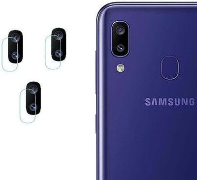 LIGHTWINGS Back Camera Lens Glass Protector for Samsung Galaxy M10s(Pack of: 3)