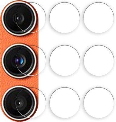 ARBAN Back Camera Lens Glass Protector for Samsung Galaxy F55 5G CAMERA LENS PROTECTOR(Pack of: 3)