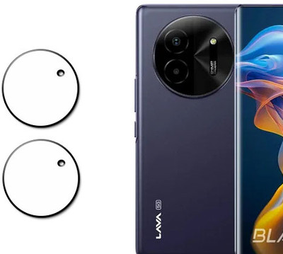 tombik Back Camera Lens Glass Protector for 54ea-Lava Blaze X 5G(Pack of: 2)