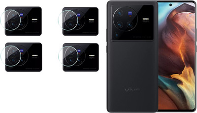 ISAAK Back Camera Lens Glass Protector for Vivo X80, Vivo X80 Pro(Pack of: 4)