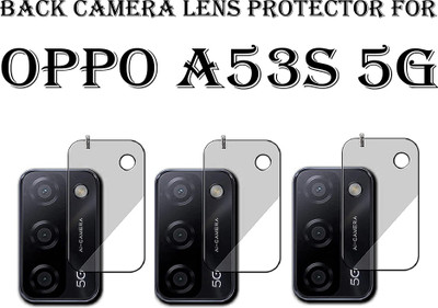 ejzatex Back Camera Lens Glass Protector for OPPO A53s 5G(Pack of: 3)