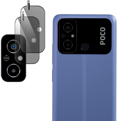 EZGER Back Camera Lens Glass Protector for POCO C55(Pack of: 2)