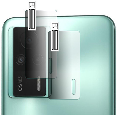 HIRDESH Back Camera Lens Glass Protector for Redmi K60E(Pack of: 2)