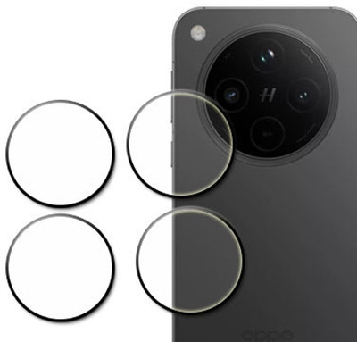 tombik Back Camera Lens Glass Protector for 110ws-OPPO Find X8(Pack of: 4)