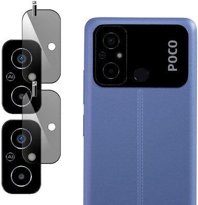 Ezger Back Camera Lens Glass Protector for POCO C55(Pack of: 2)