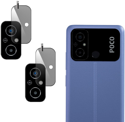 Ezger Back Camera Lens Glass Protector for POCO C55(Pack of: 2)
