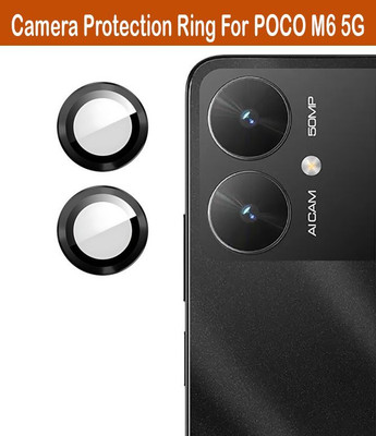 DC DEAL CLUES Back Camera Lens Glass Protector for POCO M6 5G(Pack of: 2)