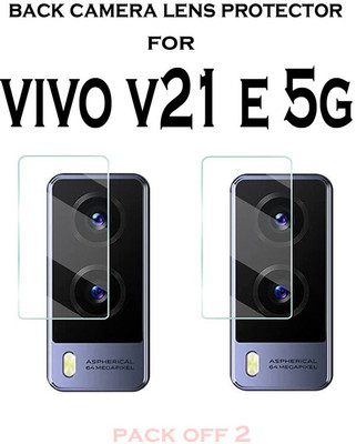HIRDESH Back Camera Lens Glass Protector for VIVO V21E 5G(Pack of: 2)