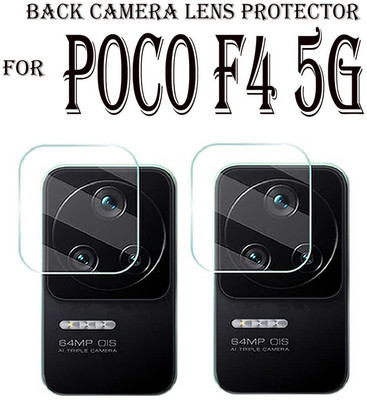 HIDEOUS Back Camera Lens Glass Protector for POCO F4 5G(Pack of: 2)