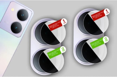 DB Back Camera Lens Glass Protector for VIVO Y27 5G CAMERA LENS ( PACK OF 2)(Pack of: 2)