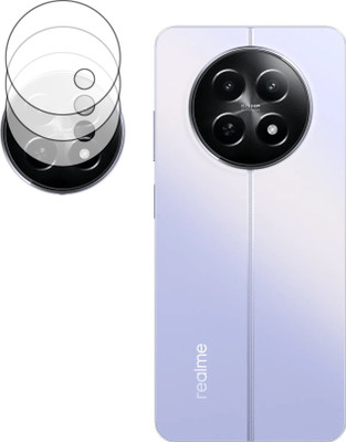 EJZATI Back Camera Lens Glass Protector for REALME 12X 5G, BACK CAMERA LENS PROTECTOR(Pack of: 3)