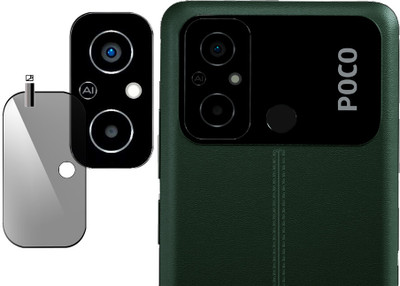 EZGER Back Camera Lens Glass Protector for POCO C55(Pack of: 1)