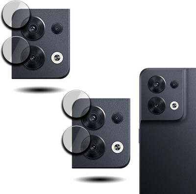 ASTARD Back Camera Lens Glass Protector for ~ Oppo Reno 8(Pack of: 2)
