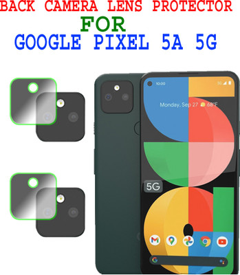 ejzatex Back Camera Lens Glass Protector for GOOGLE PIXEL 5A 5G(Pack of: 2)