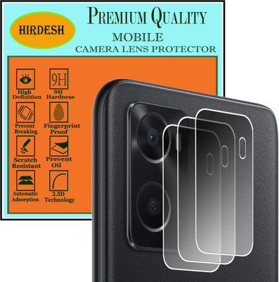 HIRDESH Back Camera Lens Glass Protector for OPPO A76.(Pack of: 3)