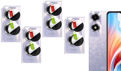DAFFIN Back Camera Lens Glass Protector for Oppo A2x(Pack of: 4)