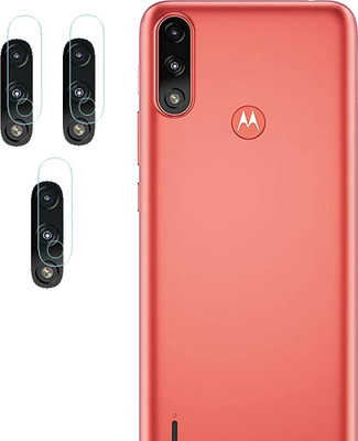 ejzatex Back Camera Lens Glass Protector for Motorola Moto E7 Power(Pack of: 3)
