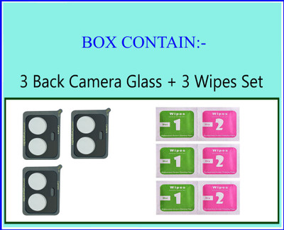 Hideous Back Camera Lens Glass Protector for iQOO Z6 44W(Pack of: 3)