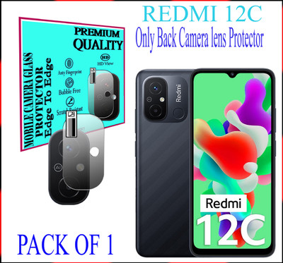 DAFFIN Back Camera Lens Glass Protector for Redmi 12C(Pack of: 1)