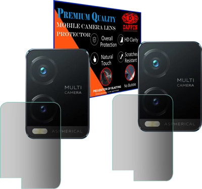 DAFFIN Back Camera Lens Glass Protector for Vivo T1X(Pack of: 2)