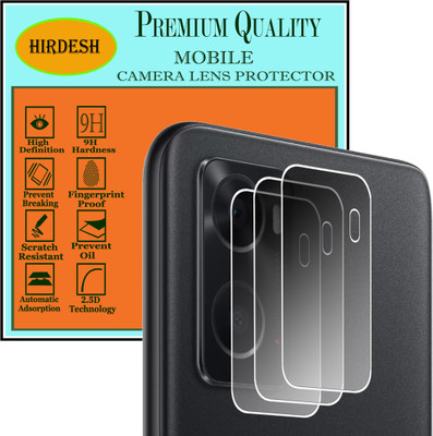 HIRDESH Back Camera Lens Glass Protector for OPPO A76(Pack of: 3)