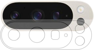 ISAAK Back Camera Lens Glass Protector for Google Pixel 9 Pro(Pack of: 1)