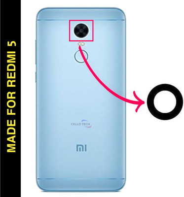 CELLO TECH Back Camera Lens Glass Protector for MI REDMI 5(Pack of: 1)