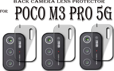 EJZATI Back Camera Lens Glass Protector for POCO M3 PRO 5G(Pack of: 3)