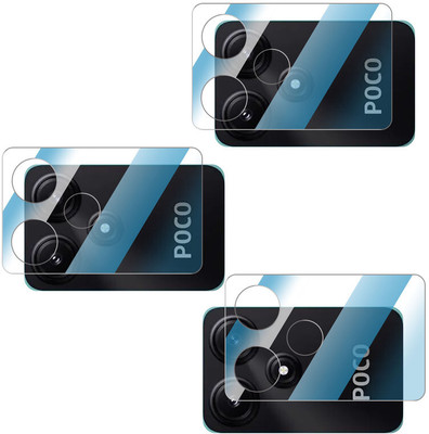 Enlenea Back Camera Lens Glass Protector for Xiaomi Poco M6 Pro(Pack of: 3)