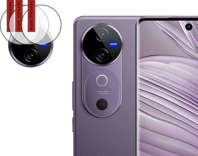 EJZATI Back Camera Lens Glass Protector for VIVO V40 5G, BACK CAMERA LENS PROTECTOR(Pack of: 3)