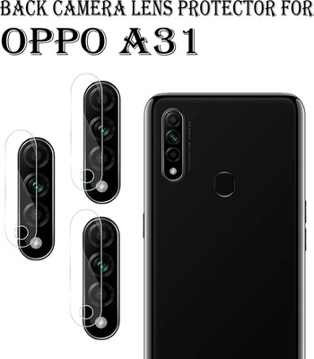 ejzatex Back Camera Lens Glass Protector for OPPO A31(Pack of: 3)