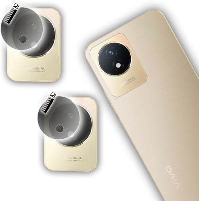 HIDEOUS Back Camera Lens Glass Protector for VIVO Y02T(Pack of: 2)