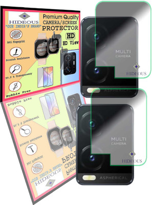 HIDEOUS Back Camera Lens Glass Protector for Vivo T1x(Pack of: 2)